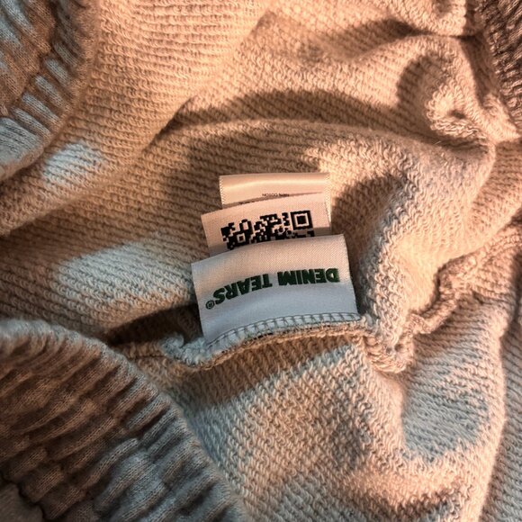 Denim Tears Cotton Wreath Sweatpants 'Grey/White' - Picture 5 of 5